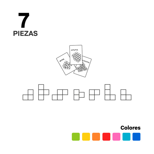 Imatrix 7 piezas - Cubos magnéticos