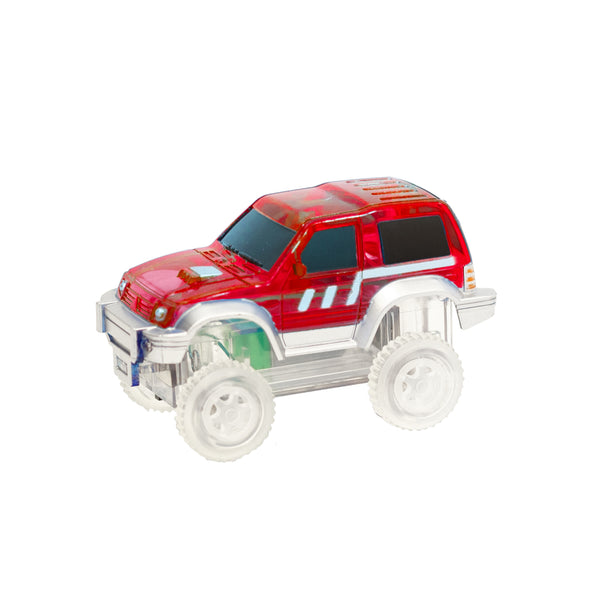 Auto rojo - Pista de carreras
