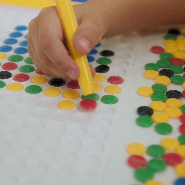 Imadots Juegos plástico e imán IMADOTS con lápiz magnético, Braintoys.