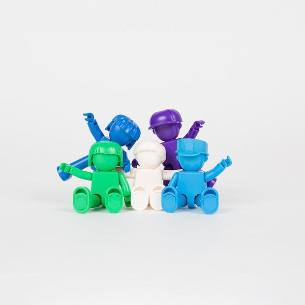 Imanix Juegos plástico e imán IMANIX FRIENDS FUN 5 personajes magnéticos.