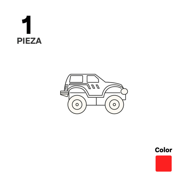 Auto de juguete Rojo - Repuesto pista de carreras
