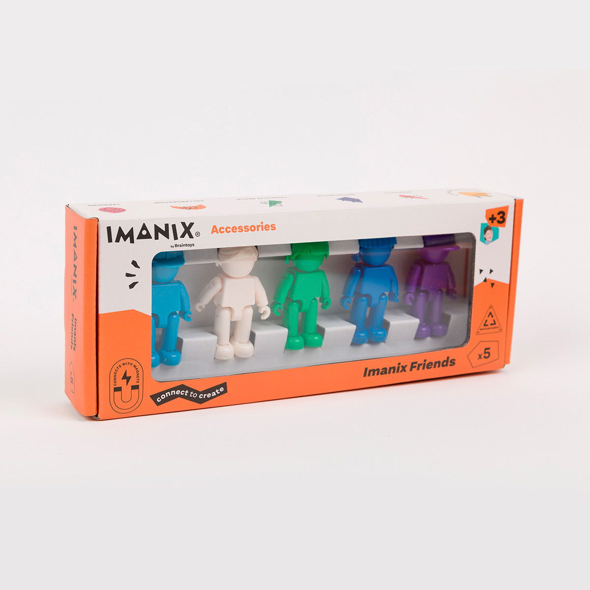 IMANIX Friends Fun 5 figuras magnéticas
