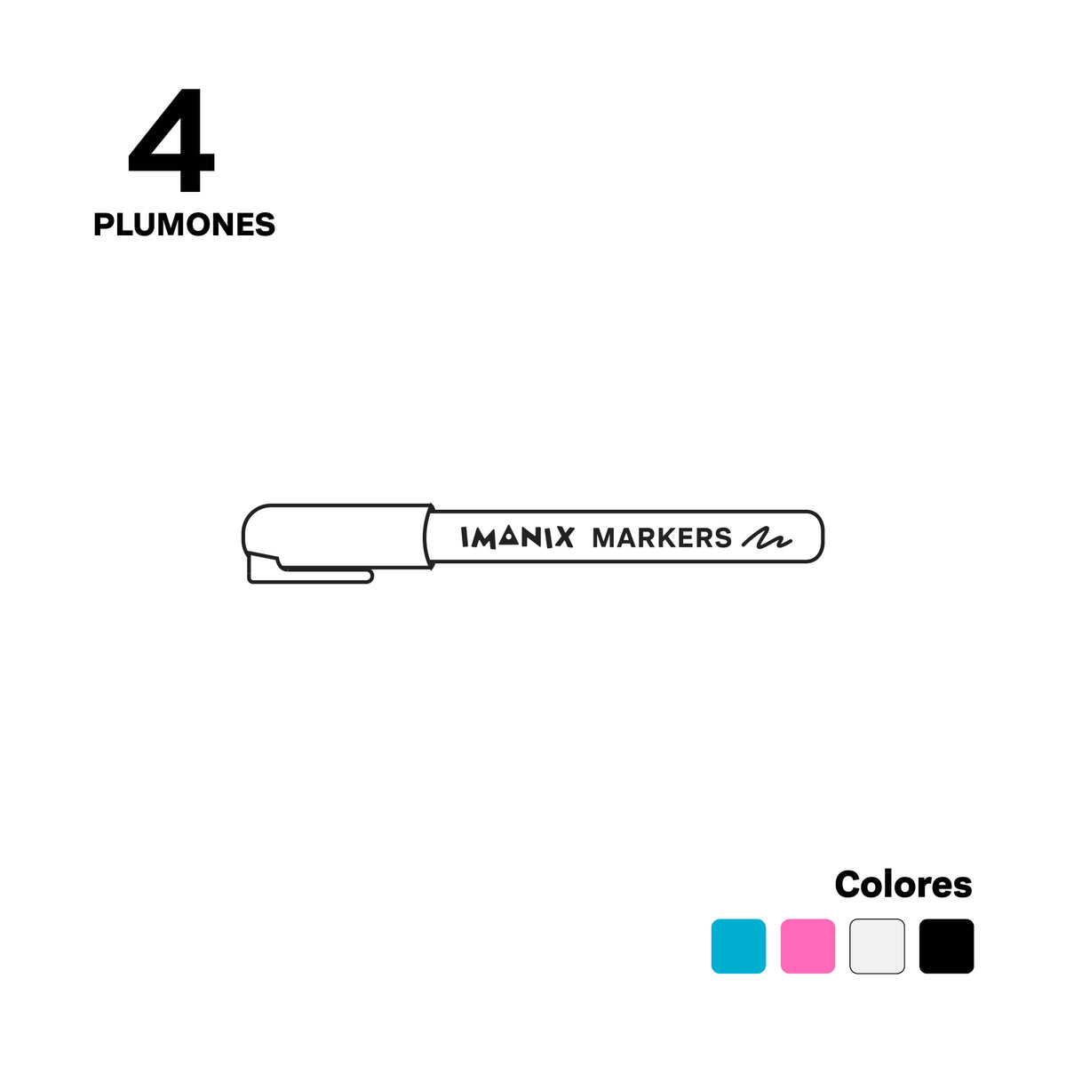 IMANIX Marker 4 unidades