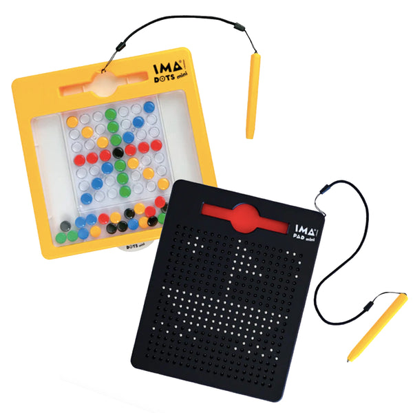 Imapad mini negro + Imadots mini amarillo