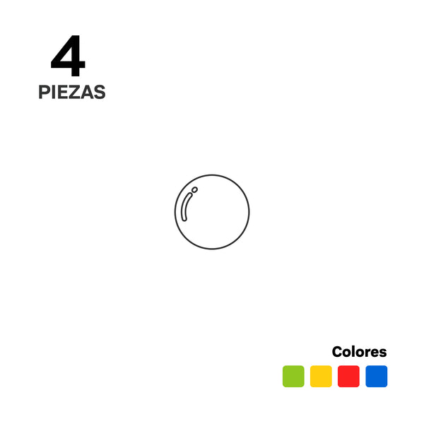 Pelotas led | Imanix balls set 4 piezas - IMANIX