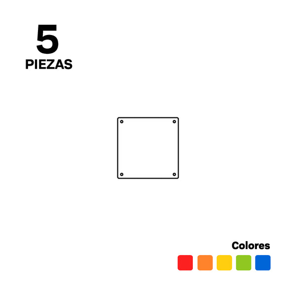 Imanix Shapes 5 cuadrados